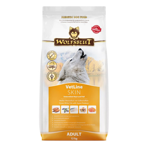 Wolfsblut VetLine Skin & Coat - Weißfisch 12 kg